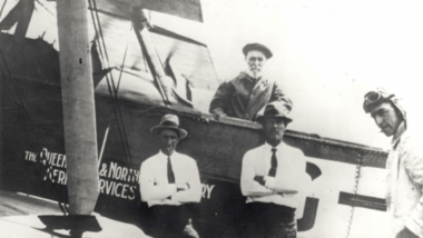 Le rêve d'Alexander Kennedy prend son envol dans le ciel le 2 novembre 1922